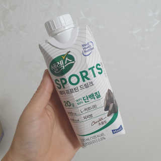 셀렉스스포츠 셀렉스 스포츠 드링크 초콜릿 _ 330ml x 12팩 — 5점을 준 리뷰어가 2020년 11월 올린 사용 사진