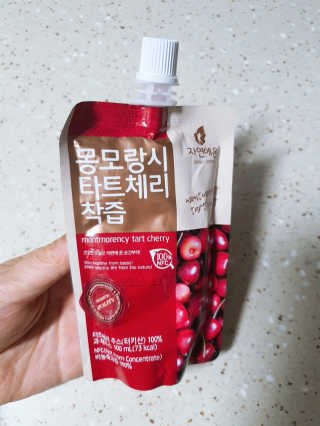 자연에온 몽모랑시 타트체리 착즙 100mL 10개입 2BOX — 5점을 준 리뷰어가 2020년 12월 올린 사용 사진