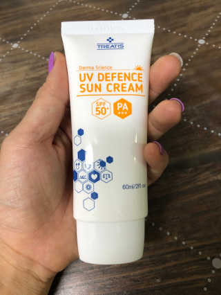 [트리티스] UV 디펜스 선크림 PA+++ / SPF50+  60ml — 5점을 준 리뷰어가 2020년 10월 올린 사용 사진