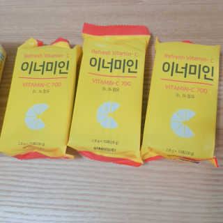 이너미인 VITAMIN-C 700 — 4점을 준 리뷰어가 2020년 8월 올린 사용 사진