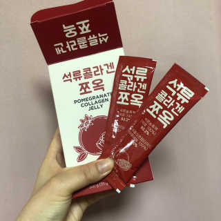 조은약초 석류콜라겐 석류즙 석류쪼옥 젤리 스틱 15포 x 20g — 4점을 준 리뷰어가 2020년 9월 올린 사용 사진
