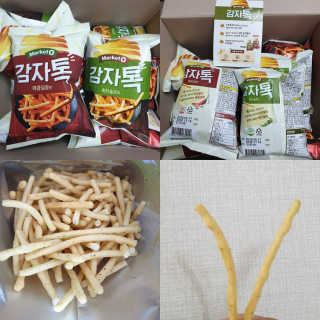 마켓오 감자톡 허브솔트맛/매콤달콤맛 — 4점을 준 리뷰어가 2020년 6월 올린 사용 사진