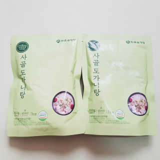 한촌몰 설렁탕집 가마솥 도가니탕 350g x 2팩 — 4점을 준 리뷰어가 2020년 8월 올린 사용 사진