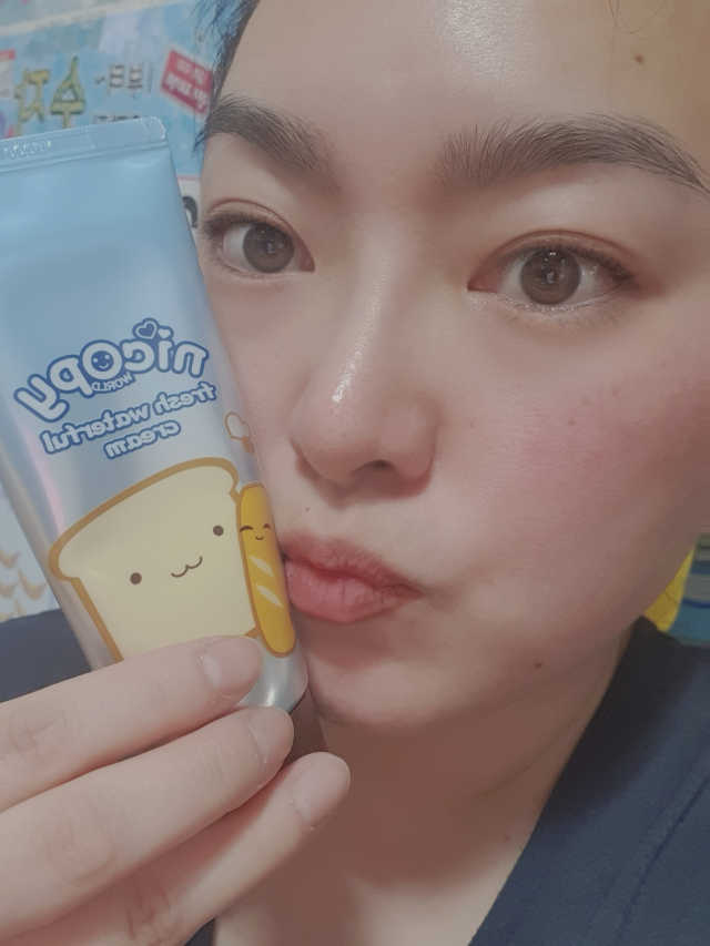 니코피 후레쉬 워터풀 크림 리뷰 사진