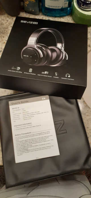 SEVIZ Bluetooth Headphones 10 3color — 5점을 준 리뷰어가 2020년 6월 올린 사용 사진