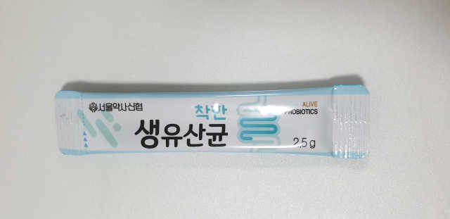 서울약사신협_착한생유산균_2.5G x 100포 리뷰 사진