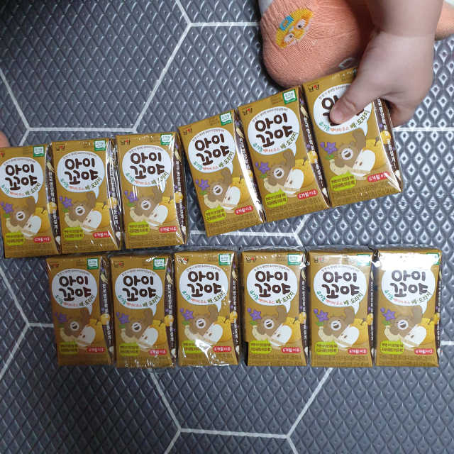 아이꼬야 유기농 베이비주스 배도라지 12입 리뷰 사진