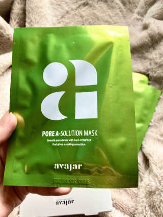 Avajar A-Solution 마스크 — 4점을 준 리뷰어가 2020년 12월 올린 사용 사진