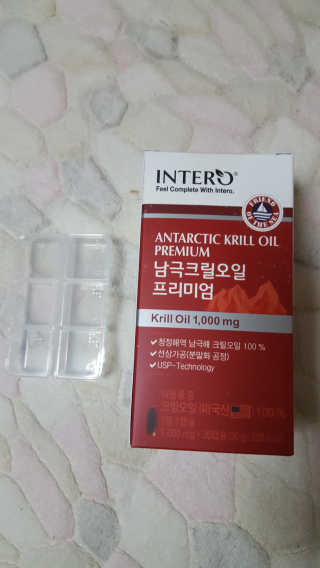 인테로 크릴오일 프리미엄 — 5점을 준 리뷰어가 2020년 6월 올린 사용 사진