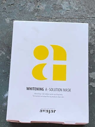 Avajar A-Solution 마스크 — 4점을 준 리뷰어가 2020년 10월 올린 사용 사진