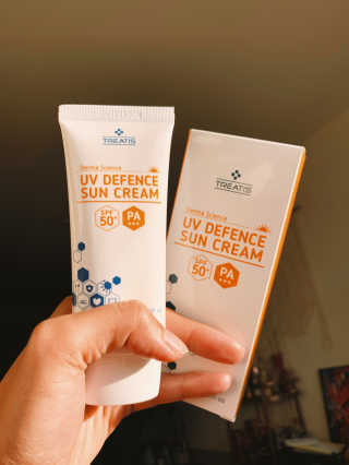 트리티스 US [TREATIS] UV Defence Sun Cream PA+++ / SPF50+ — 5점을 준 리뷰어가 2020년 10월 올린 사용 사진