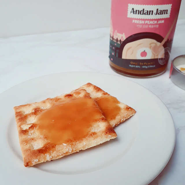 안단 신선 복숭아잼 400g 리뷰 사진