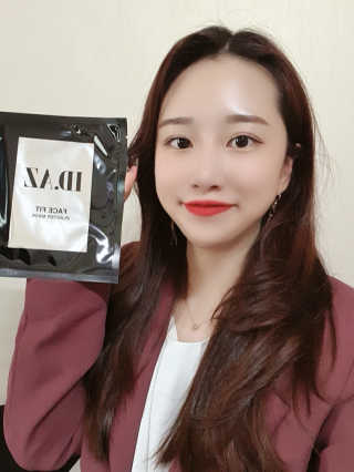 아이디플라코스메틱 페이스핏 플라스터 마스크 — 5점을 준 리뷰어가 2020년 5월 올린 사용 사진