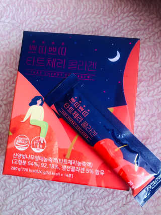 서울약사신협_쁘띠쁘띠타트체리콜라겐_20g x 14포 — 5점을 준 리뷰어가 2020년 12월 올린 사용 사진
