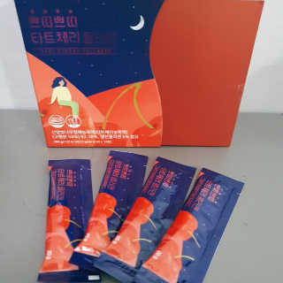 서울약사신협_쁘띠쁘띠타트체리콜라겐_20g x 14포 — 4.5점을 준 리뷰어가 2020년 12월 올린 사용 사진
