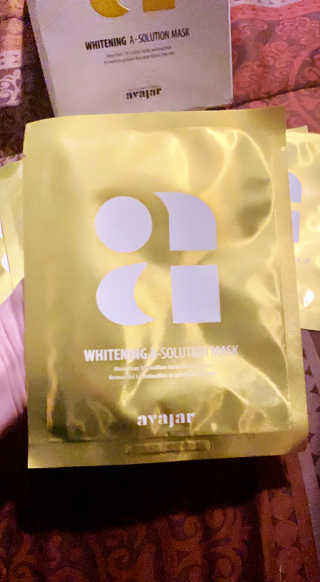 Avajar A-Solution 마스크 — 4점을 준 리뷰어가 2020년 10월 올린 사용 사진