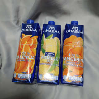 [차바] 감귤주스/발렌시아오렌지주스/포멜로포도주스 — 5점을 준 리뷰어가 2020년 9월 올린 사용 사진