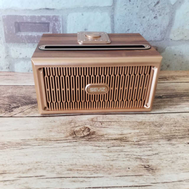 SEVIZ GOLD20W 레트로 블루투스 스피커 리뷰 사진