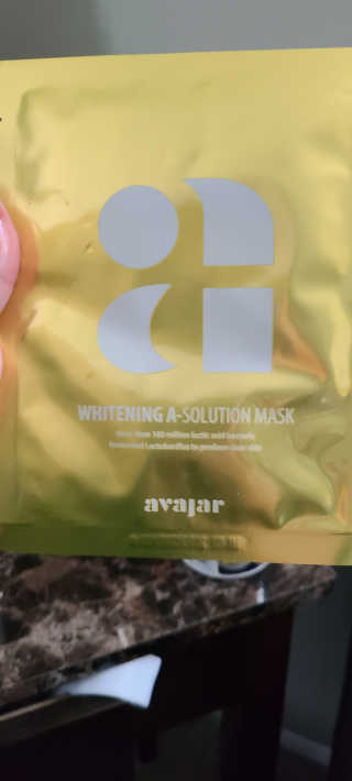 Avajar A-Solution 마스크 — 5점을 준 리뷰어가 2020년 12월 올린 사용 사진