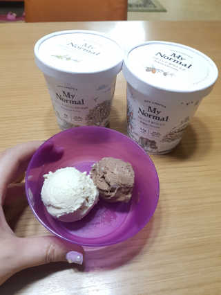 마이노멀 키토스노우 2개 Set  - 바닐라/초코/그린티 3종 중 선택 — 5점을 준 리뷰어가 2020년 5월 올린 사용 사진