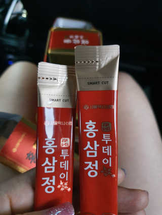 서울약사신협_투데이홍삼정_틴케이스_10g x 30포 — 5점을 준 리뷰어가 2020년 7월 올린 사용 사진