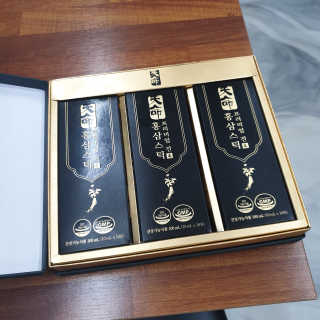 헬스업_천명진프리미엄홍삼스틱_10ml x 30포 — 5점을 준 리뷰어가 2020년 9월 올린 사용 사진