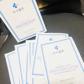 닥터마시멜로 닥터마스멜로 마블러스 아쿠아 클리닉 마스크 — 5점을 준 리뷰어가 2020년 8월 올린 사용 사진
