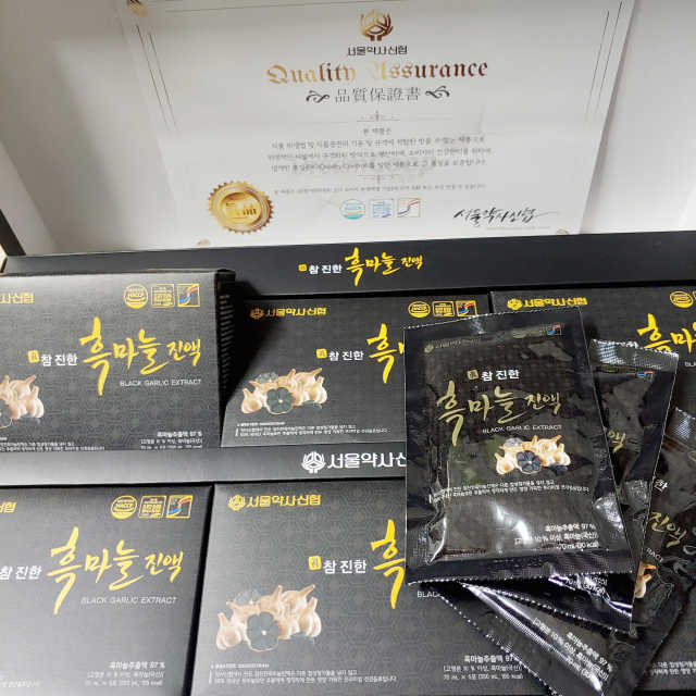 약사신협_흑마늘진액_70mlx30포 리뷰 사진