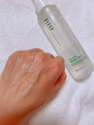 플리프 시카-알로에 앰플 토너 200ML — 5점을 준 리뷰어가 2020년 12월 올린 사용 사진