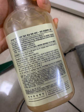 정직한실험실 탈모증상완화 내추럴 마일드 샴푸 — 5점을 준 리뷰어가 2020년 5월 올린 사용 사진