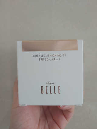 디어벨르 크림쿠션 DEAR BELLE CREAM COUSION — 5점을 준 리뷰어가 2020년 8월 올린 사용 사진