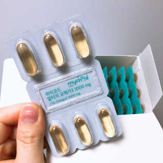 JW중외제약 마이코드 알티지 오메가3 1000 mg — 3.5점을 준 리뷰어가 2020년 7월 올린 사용 사진