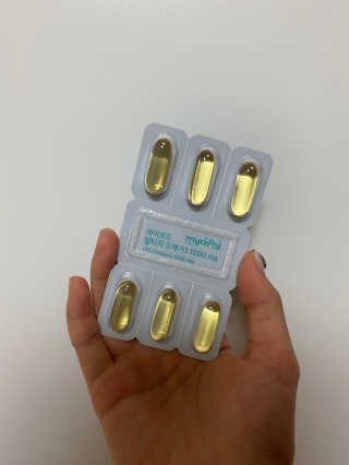 JW중외제약 마이코드 알티지 오메가3 1000 mg — 5점을 준 리뷰어가 2020년 8월 올린 사용 사진