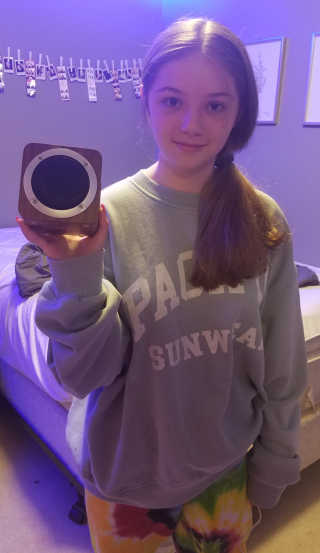 SEVIZ MINI10W 레트로 블루투스 스피커 — 5점을 준 리뷰어가 2020년 9월 올린 사용 사진