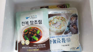 바다는다웰빙이다 완도사랑 전복죽 250g - 2팩 + 전복장조림 2팩 — 4.5점을 준 리뷰어가 2020년 8월 올린 사용 사진