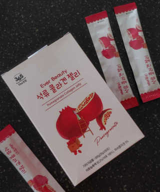 365더건강 에버뷰티 석류콜라겐 젤리 — 4점을 준 리뷰어가 2020년 8월 올린 사용 사진