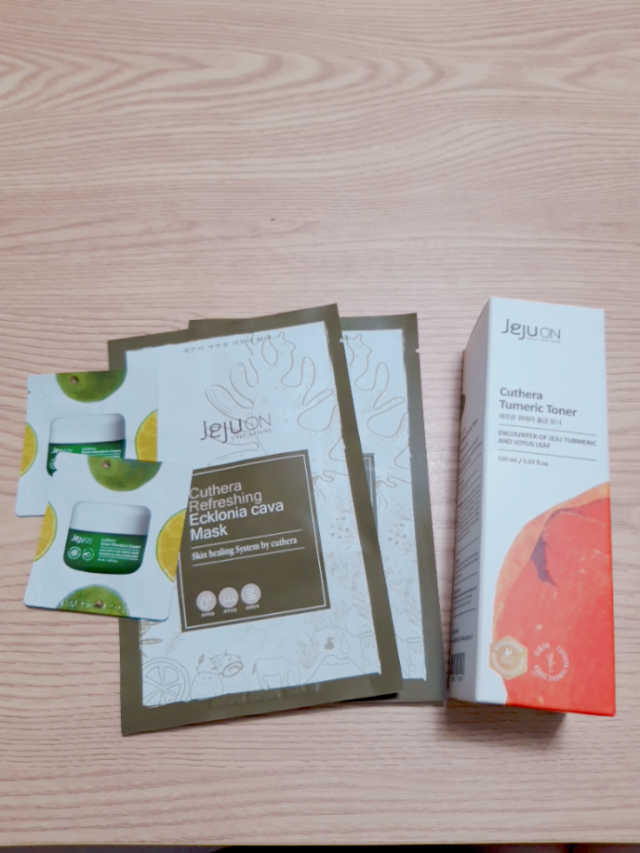 항산화보습토너 제주온 큐테라 울금 토너 150mL 리뷰 사진