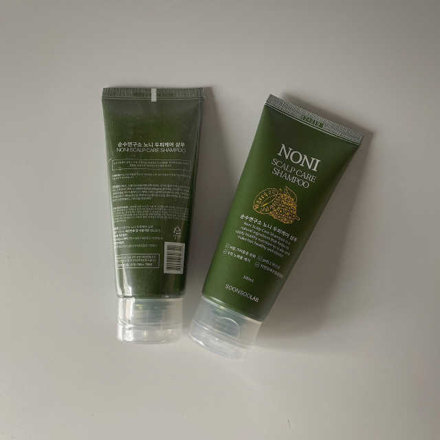 순수연구소 노니 두피케어 샴푸 100ml 2ea 리뷰 사진