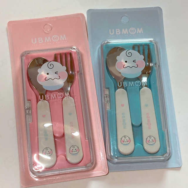 유비맘 스푼포크 케이스 세트 1+1 _컬러랜덤 발송 리뷰 사진
