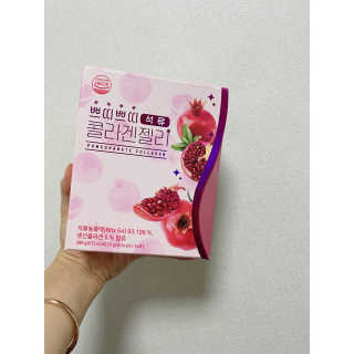헬스업_쁘띠쁘띠석류콜라겐젤리_20g x 14포 — 5점을 준 리뷰어가 2020년 8월 올린 사용 사진