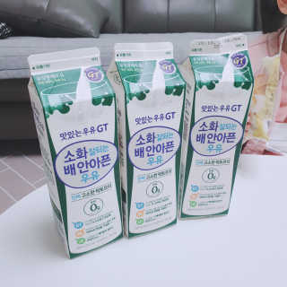 남양유업 맛있는우유GT 소화잘되는 배안아픈우유 3EA — 5점을 준 리뷰어가 2020년 10월 올린 사용 사진
