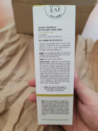 달리프 클로렐라 베러 루트 헤어토닉 100ml — 3점을 준 리뷰어가 2020년 10월 올린 사용 사진