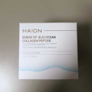 바르는콜라겐 하이온 제주바다보배 슬리핑마스크 100mL — 5점을 준 리뷰어가 2020년 6월 올린 사용 사진