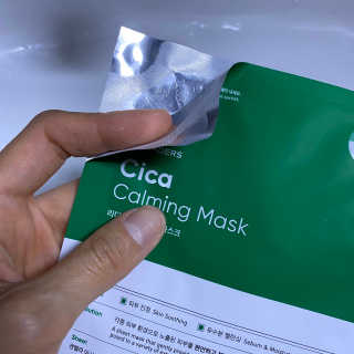 리더스코스메틱 리더스 시카 카밍  마스크 — 4.5점을 준 리뷰어가 2020년 5월 올린 사용 사진