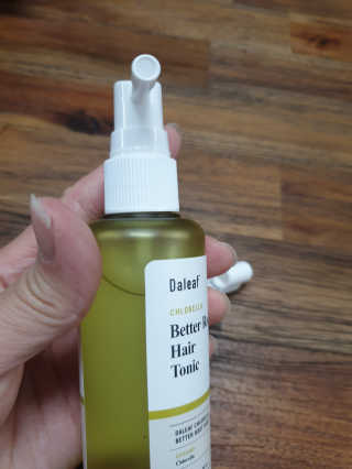 달리프 클로렐라 베러 루트 헤어토닉 100ml — 5점을 준 리뷰어가 2020년 10월 올린 사용 사진