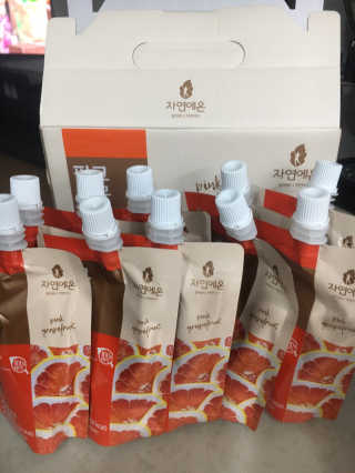 자연에온 핑크 자몽 착즙 100mL 10개입 2BOX — 5점을 준 리뷰어가 2020년 11월 올린 사용 사진
