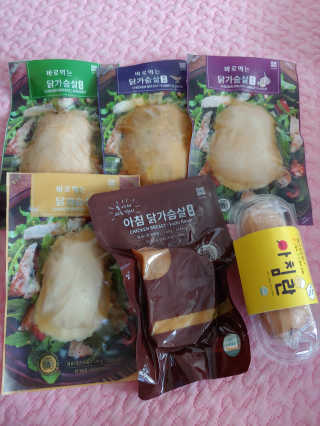 바로 먹는 아침 실온보관 닭가슴살 6종 — 5점을 준 리뷰어가 2020년 9월 올린 사용 사진