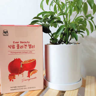 365더건강 에버뷰티 석류콜라겐 젤리 — 5점을 준 리뷰어가 2020년 7월 올린 사용 사진
