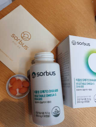 소버스 식물성 오메가3 DHA 600 — 5점을 준 리뷰어가 2020년 4월 올린 사용 사진