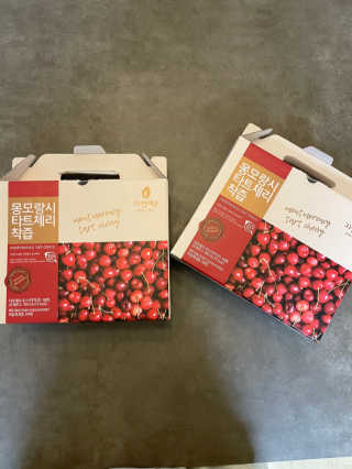 자연에온 몽모랑시 타트체리 착즙 100mL 10개입 2BOX — 5점을 준 리뷰어가 2020년 12월 올린 사용 사진